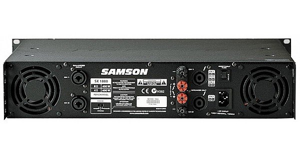 ① SAMSON SX 1800 パワーアンプ 1800W SAMSON/パワ−アンプ/SX 1800 -DJ機材アナログレコード専門店